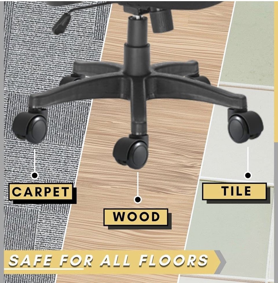 Enjoy Caster's office furniture casters can also be used for different floor types.  Whether you want a carpeted room, a hard floor room, or even an expensive wooden floor or an indoor court.  Solutions can be found in the Explore Furniture Caster series of Enjoy Caster #BIFMA51