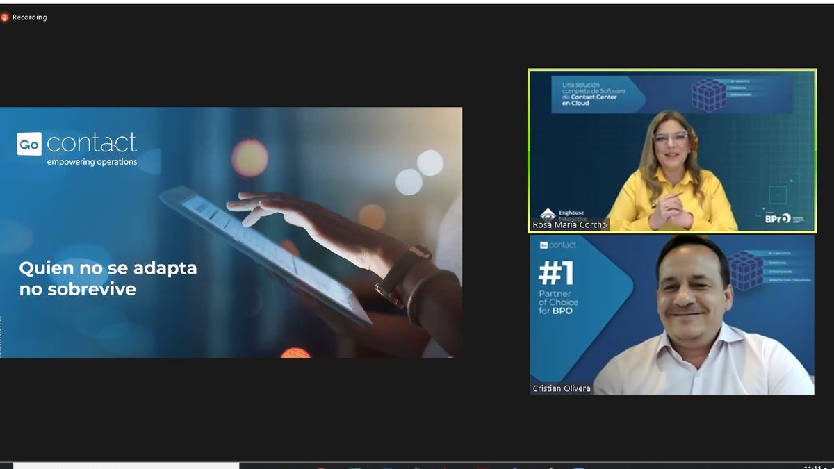 AlejandroHamon's tweet image. #TechDay2021 - Cristian Olivera Go contact- ¡Quien no se adapta no sobrevive! Transformación Digital