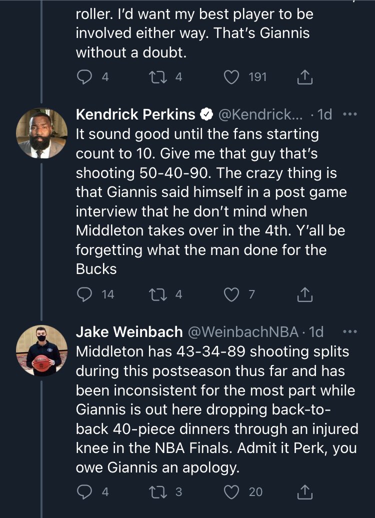 Kendrick Perkins cracks me up 😂