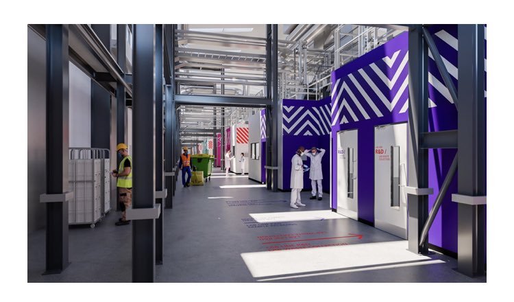 So proud of our #Pharma team for their role in designing and delivering this world class facility for the fight against #COVID19
