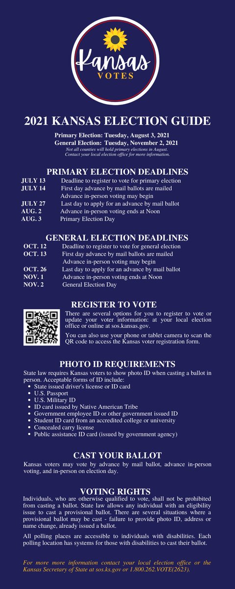 Kansas Secretary of State tweet media