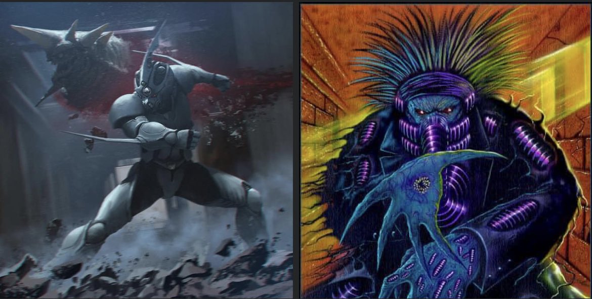 WhoWouldWin13's tweet photo. #Guyver(Guyver Universe) vs #Emplate (Marvel Universe)

Who wins, and why?

#whowouldwin #deathbattle #SHPOLL21 https://t.co/8PV22IlC6A
