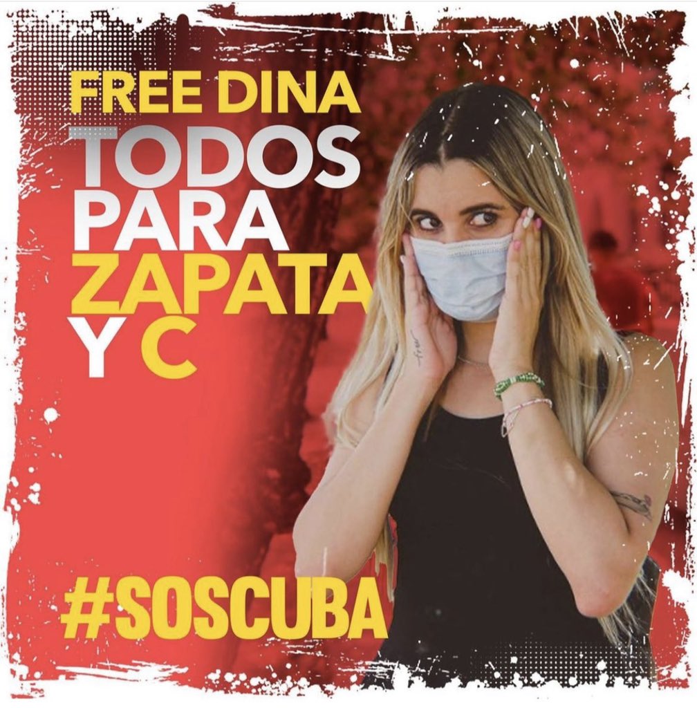 KareemRifai's tweet image. FREE DINA STARS: ARRESTED FOR SPEAKING AGAINST THE CUBAN REGIME #SOSCuba