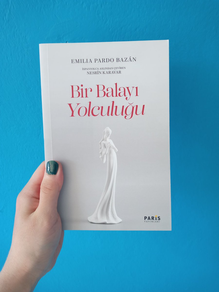 YENİ ⤵️

Emilia Pardo Bazan, Türk okurlarıyla buluşuyor. 

Türkçeye ana dilinden ilk kez çevrilen bu klâsik romanın kültür hayatımıza katkı sunması dileğiyle...
#ispanyoledebiyati
#yeni
#birbalayiyolculugu
#emiliapardobazan
#klasik
#parisyayinlari