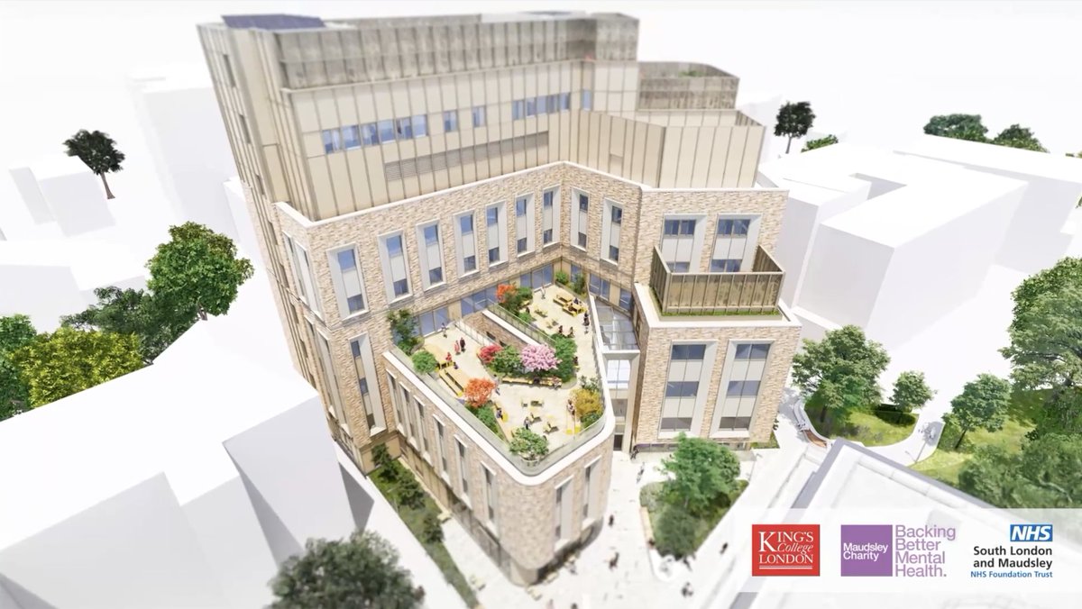 Great fun filming the breaking-ground ceremony for the new @PearsMaudsley at @KingsIoPPN  and @MaudsleyNHS. @KingsCollegeLon is going to be the centre of the universe for mental heath research and new treatments.