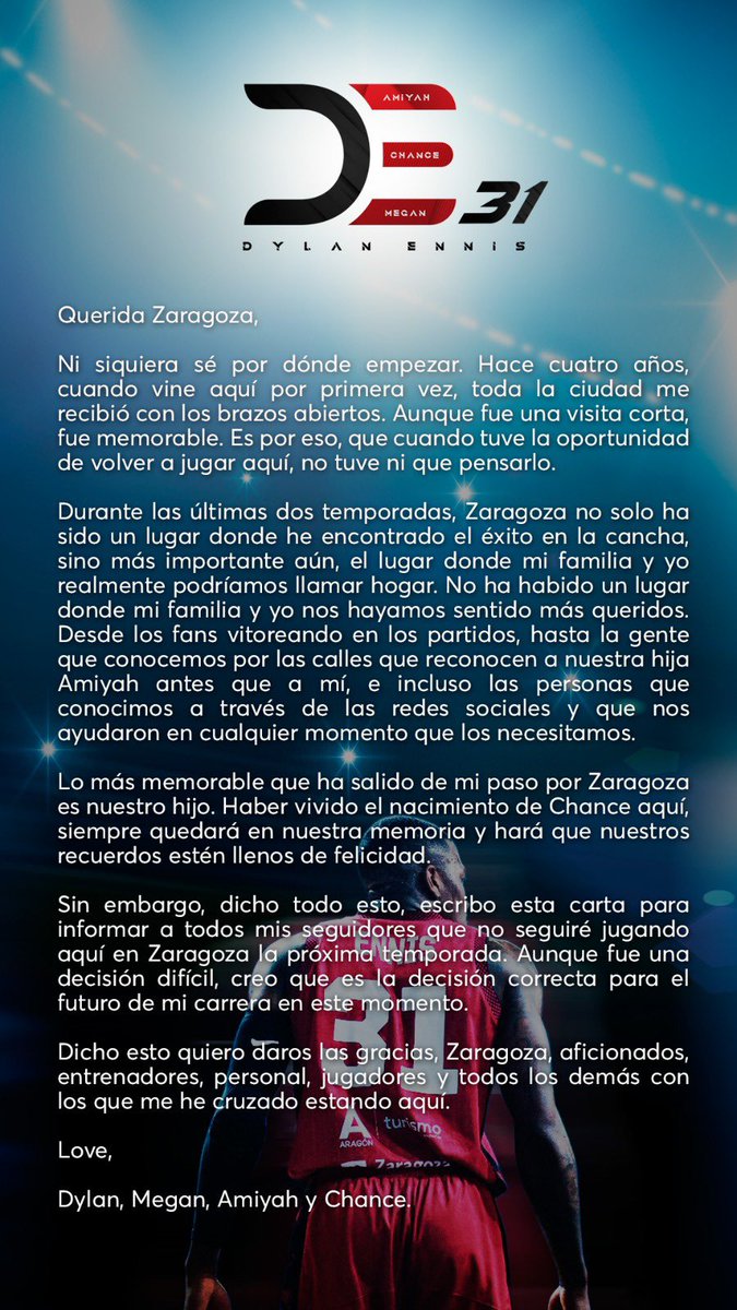 Thank you for everything Zaragoza ❤️