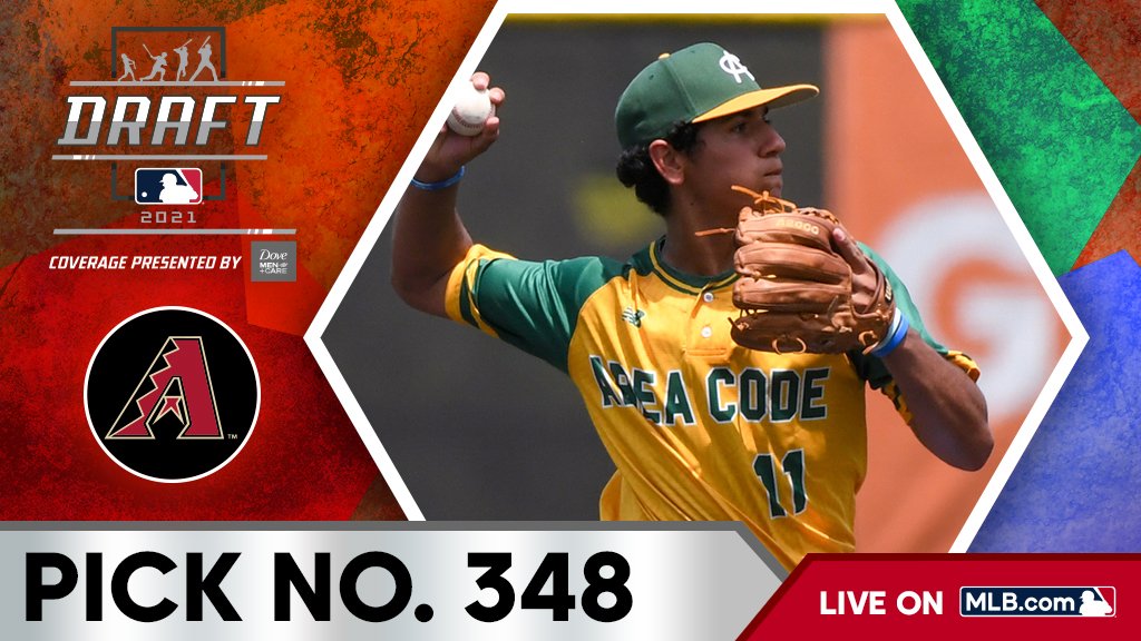 With their 12th-round pick, the @Dbacks select Acalanes HS (CA) shortstop Davis Diaz, No. 71 on the Top 250 Draft Prospects list. Watch live: atmlb.com/3mDxJh0