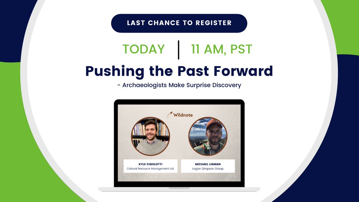 WildnoteApp's tweet image. Last chance to register! 🖥️

Save your spot in today’s webinar episode with guest experts from Logan Simpson and CRM Group Limited here - hubs.la/H0S9-CR0

We will see you on zoom at 11 AM! #GoFastGetItRight