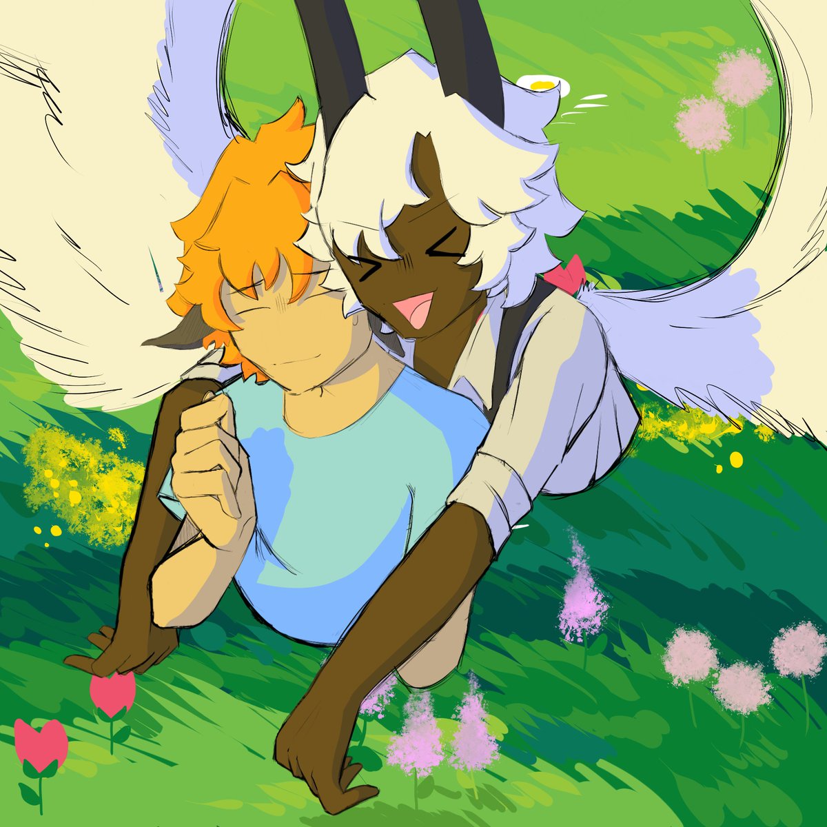 artfreakdotcom's tweet photo. best friends <3 https://t.co/NmayqDxMtV