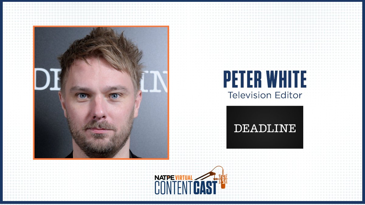 NATPE's tweet photo. Tomorrow, at #ContentCast, #PeterWhite from @DEADLINE, will moderate our panel on how companies can leverage both #podcasting &amp; #TV to build awareness &amp; audience engagement. Register now for this FREE first-ever conference -https://t.co/OQMYQDQYLj  #NATPE https://t.co/LYpoKSqVnx