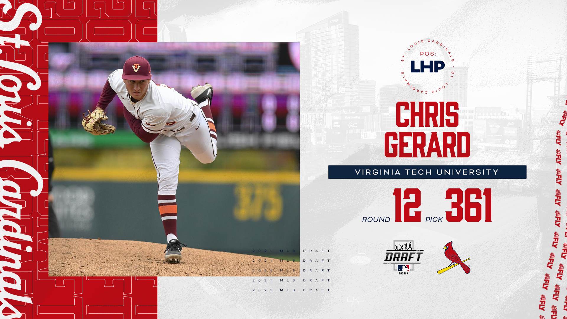 St. Louis Cardinals on X: With the 361st overall pick, the #STLCards  select Chris Gerard! #STLFLY