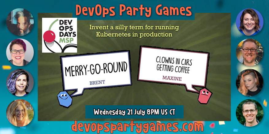 devopspartygame's tweet image. A special edition of DevOps Party Games for DevOpsDays Minneapolis! - mailchi.mp/devopspartygam…