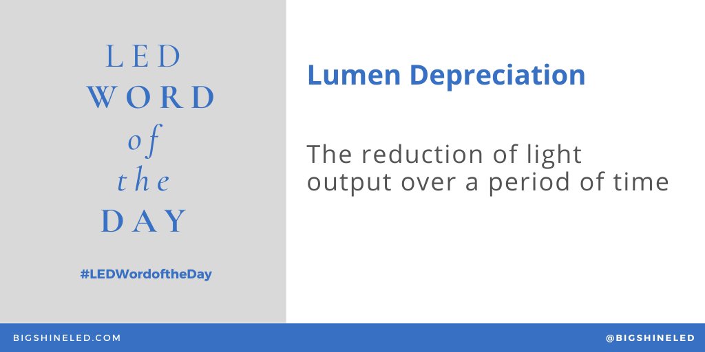 BigShineLED's tweet photo. LED lighting can last as long as 50,000 hours before you start to notice a visible difference in the lumen depreciation of your light.
#LED #Lighting101 #BrilliantKnowLEDge https://t.co/SvUG36BYlO