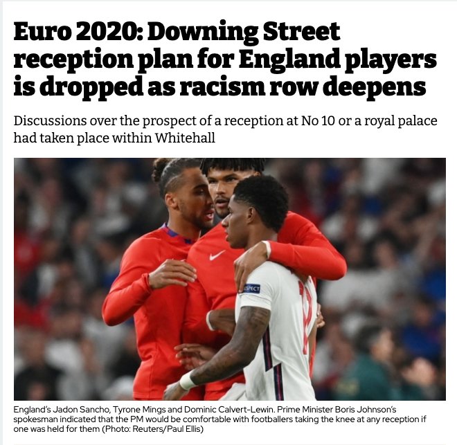 Greg_Adams_'s tweet photo. Erm, the @theipaper, Marcus Rashford is not Jadon Sancho. Not a good look when discussing racism to mistake one black for another. https://t.co/r8GmjyjCVs