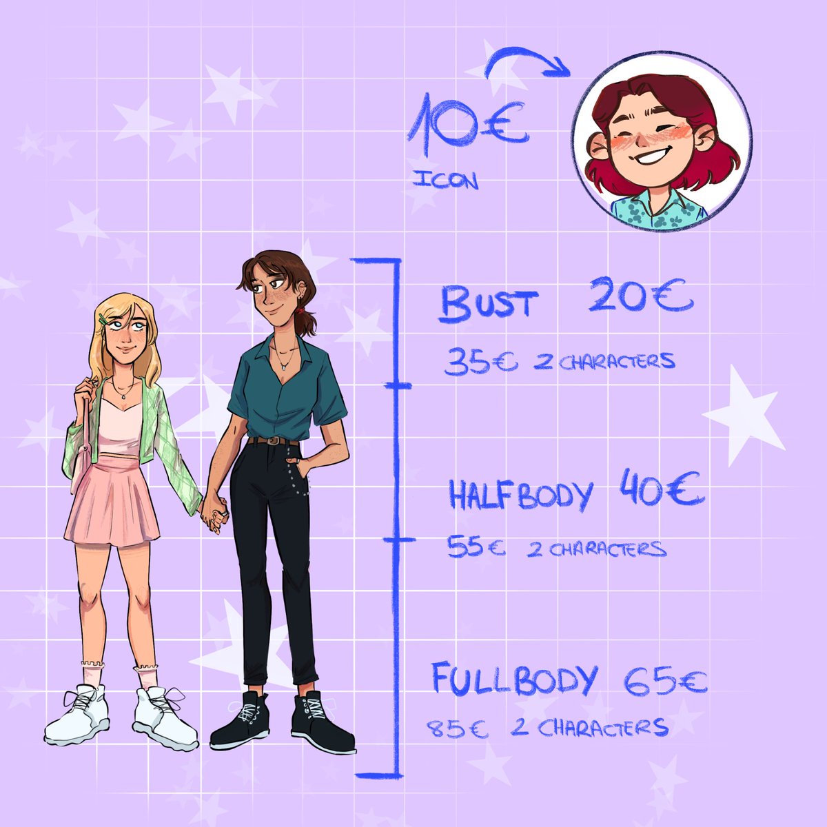 maru_alidades's tweet photo. Hola muy buenas gente guapa! 
Hice algunos cambios en mis commissions así que aquí os traigo la versión mejorada, ya sabéis cualquier duda me decís por DM que no muerdo, podéis ver algo más de mi trabajo en mi insta: https://t.co/O8vp1SnchB
Agradezco los rts y apoyo muaks!! https://t.co/RojiUlFa8k