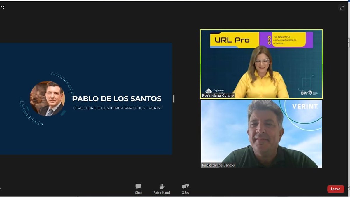 AlejandroHamon's tweet image. #TechDay2021 - Pablo de los Santos Verint - speech analytics - Analizar y Optimizar la experiencia del cliente.
