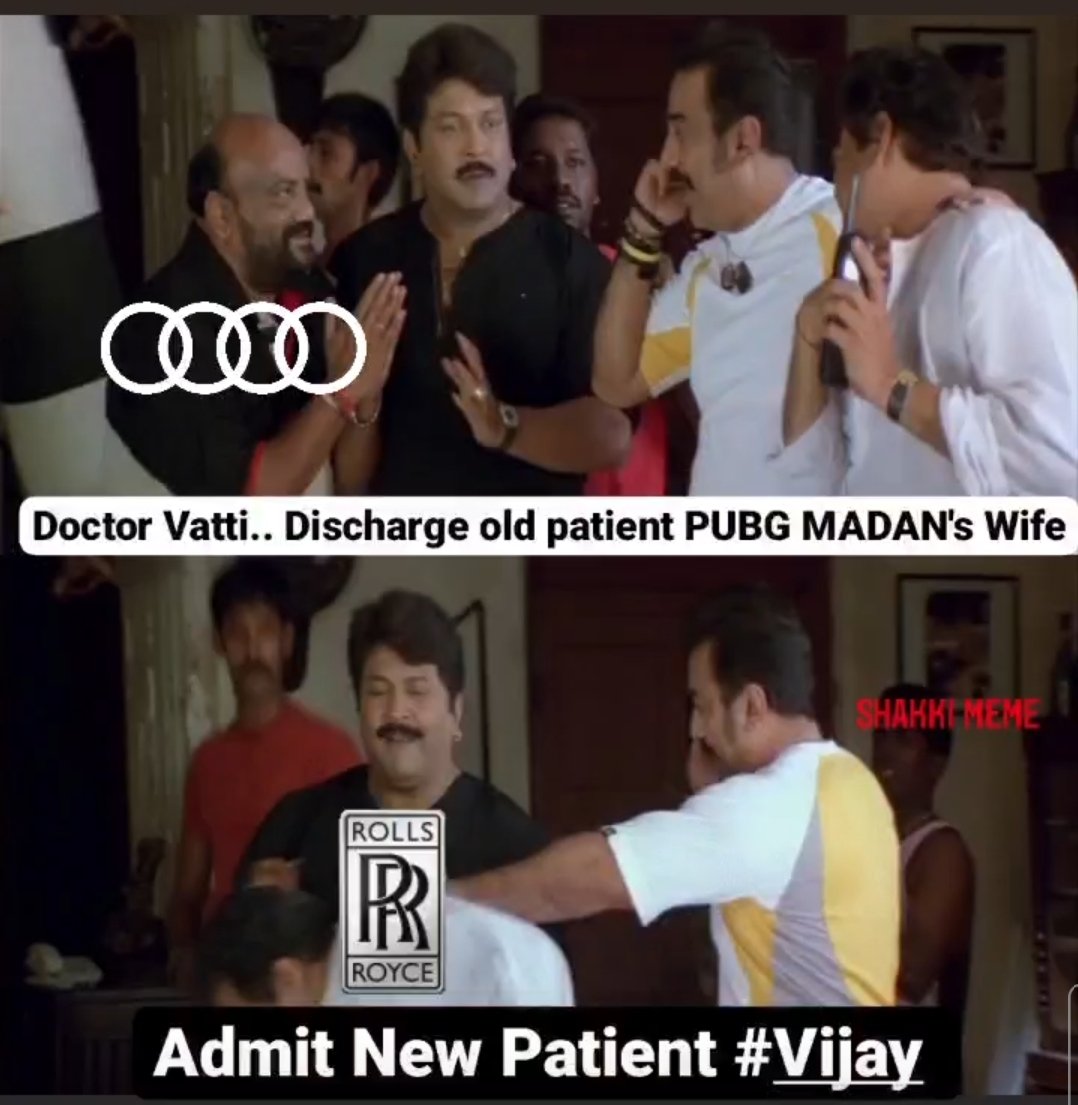 TigerTayson's tweet photo. டாக்டர் வட்டி... பழைய பேசன்ட��� #PubgMadan's வைப டிஸ்சார்ஜ்பண்ணுங்க புது பேசன்ட் அணில அட்மிட் பண்ணுங்க  #வரிகட்டுங்க_விஜய் #Valimai https://t.co/SOIOesbmDh