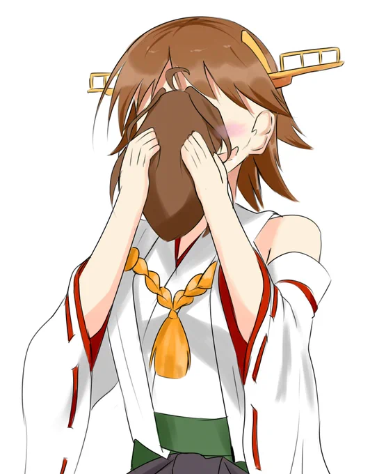金剛のぬいぐるみをてに入れた比叡
(落書き) 