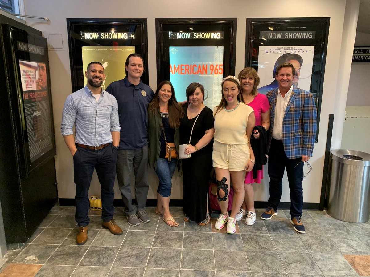 transportworker's tweet photo. TWU International VP Thom McDaniel attended a screening of the @american965.doc in NYC on 7/12 with some members of the TWU @JetBlue Negotiating Team. @ThomMc @TWUCabinCrew #american965 #aviationdocumentary #weloveaviation #newdocumentary https://t.co/dczCc7lTXZ