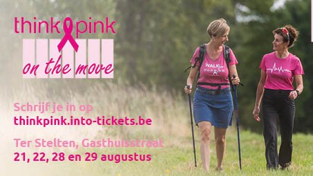 💗Noteer alvast de laatste twee weekends van augustus in je agenda en beweeg samen met vrienden en familie voor Think Pink!
#thinkpinkonthemove #hetismogelijkinmerchtem #thinkpink #thinkpinkgemeente #geefborstkankergeenkans