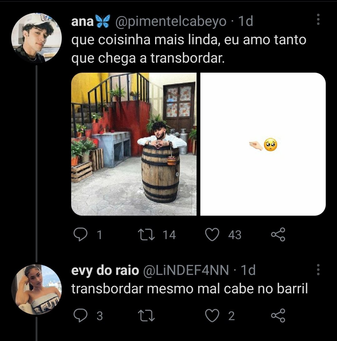 perolascncowner's tweet photo. mal cabe no barril https://t.co/vM7JyQufMb
