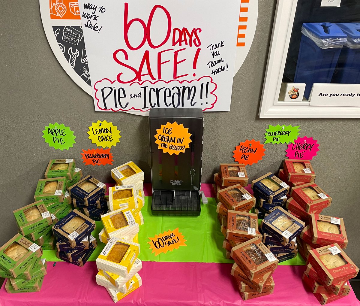 🚨 4006 is 60 days safe! 🥧 and 🍨!!!! Thank you team for being safe everyday! @DerekLarsenHD @blkubes @blkubes