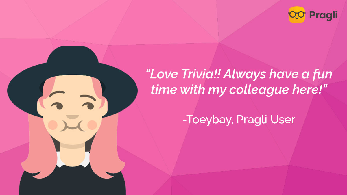 PestoHQ's tweet photo. Have you guys tried the Trivia rooms yet? They're great for team socials 😄🙋🏻♀️
#MyPragliAvatar #userpost https://t.co/ZVhODeD7KY