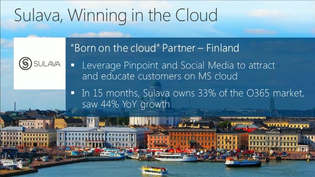 akipekka's tweet photo. This was @SulavaOy at Steve Ballmer's WPC 2012 opening keynote. We led the Finnish Microsoft cloud scene already back then - and still do. #BornInTheCloud #MSInspire #msinspiresuomi @msPartner https://t.co/L1Glksceus