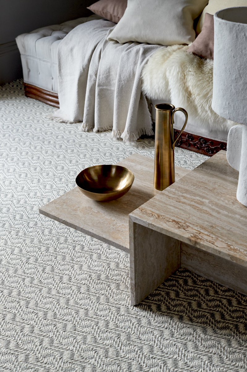 CrucialTrading's tweet photo. Creating curiosity with our latest wool floorcovering collection ‘Enigma’. This impressive floorcovering immediately catches the eye with its unique pattern and two-tone design. Featured colourway: ‘Spellbound’
https://t.co/Zh14VVdegE
#woolcarpet #patternedcarpet #carpetdesign https://t.co/jR881IWDaL