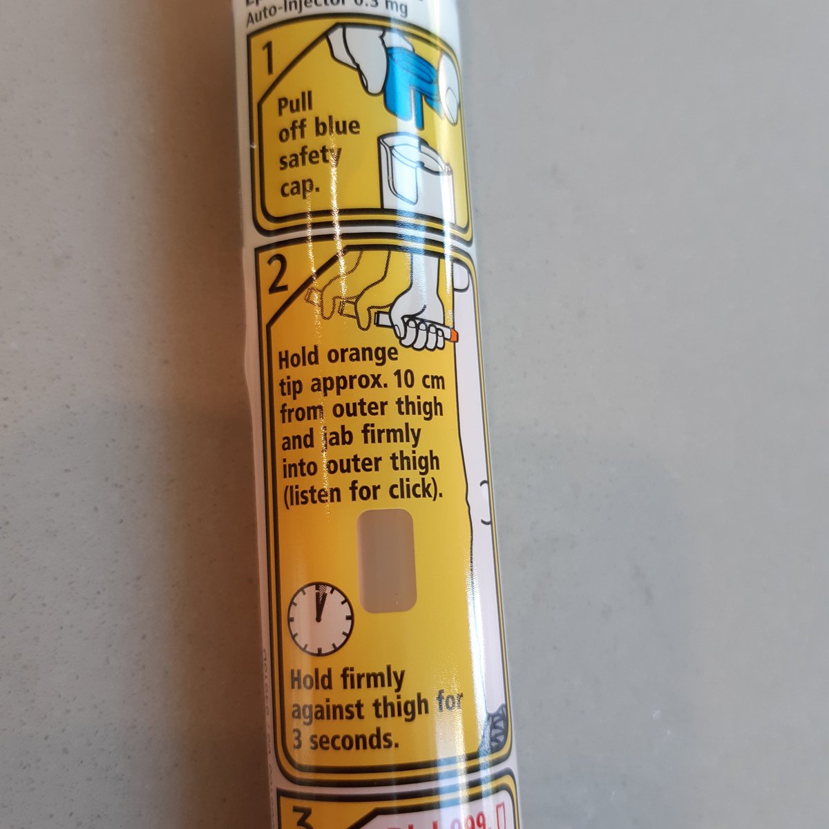 @AmyOverend @drphilippakaye @thismorning The amount of time depends on the device, epipen advice has changed from 10 seconds to 3 I believe as my daughters epipens say 3 seconds. 

So the advice should be to read the individuals AAI before adminstering and follow the instructions written on there.