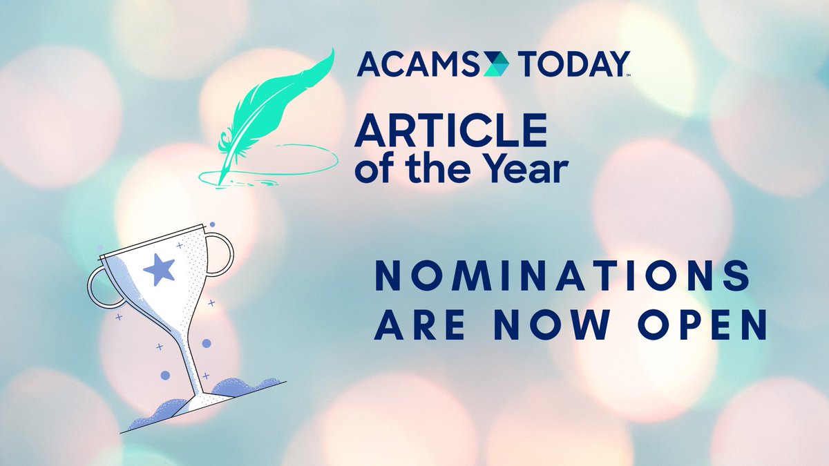 Acams Today Acamstoday Twitter