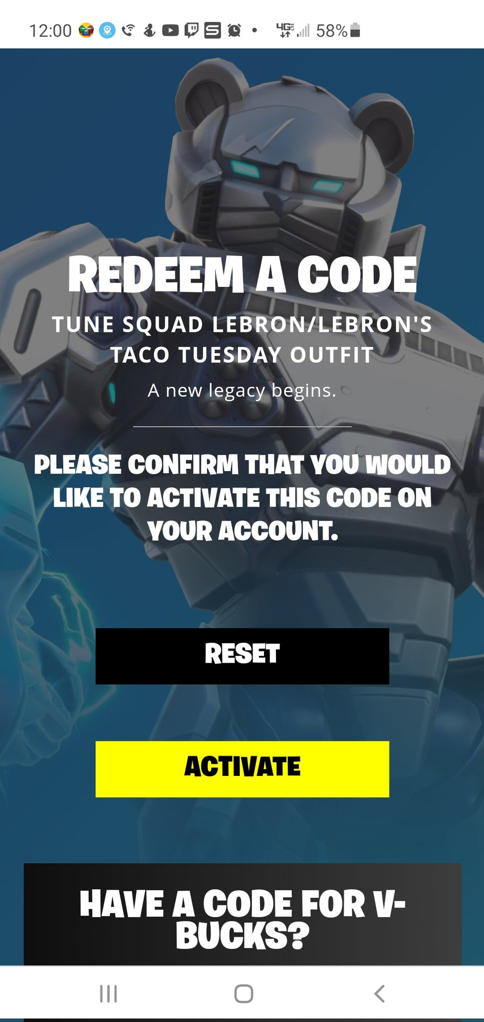 Nike redemption code store