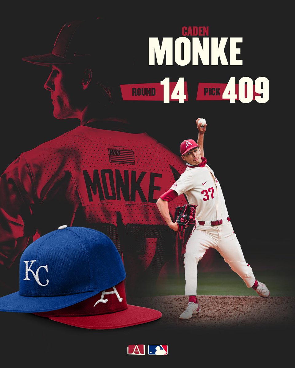 RazorbackBSB's tweet photo. 🗣️ @cadenmonke3 to the Royals! https://t.co/HpKLy4g2zS