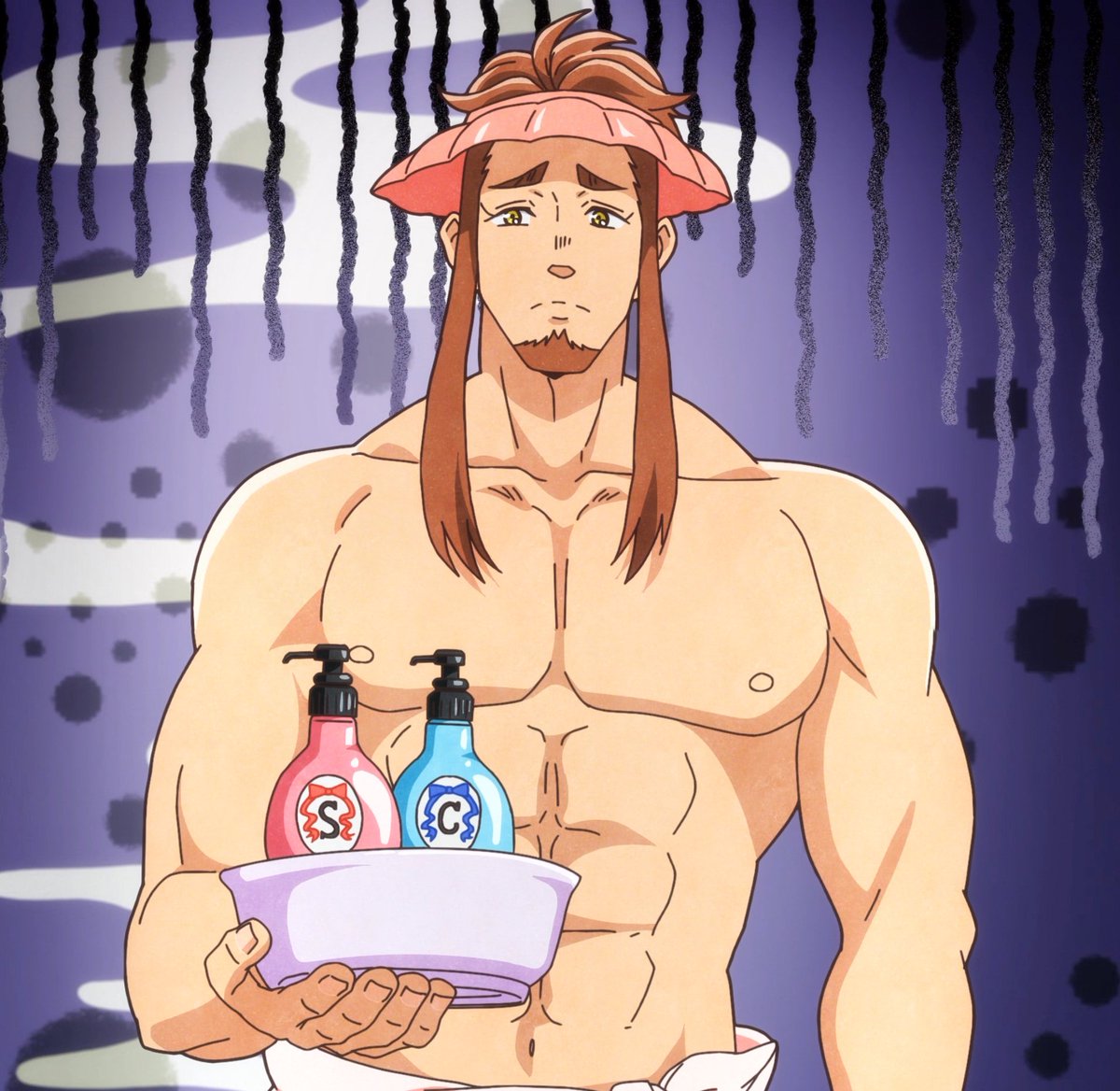 pecsOTD's tweet photo. Third Guy with huge boobies of the day is Unabara from Heaven's Design Team ♥️🦦 https://t.co/zMXYJJyqtd