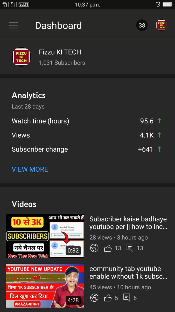 Fizzukitech's tweet photo. Dear @YouTube Team, 
My Subscriber gets increased but after some time the Subscriber drops Please Fix this problem
@YouTubeCreators
@YTCreatorsIndia
@YouTubeIndia

Channel Link :- https://t.co/rtnKQvWVTe

Channel Name :- Fizzu Ki Tech https://t.co/AZRr4gn41F