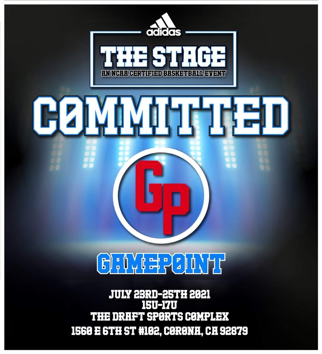 thestagebball's tweet photo. Gamepoint Basketball has COMMITTED to the Stage. An NCAA Certified Basketball Event #TheStageBballLive https://t.co/o0qdA1N9tT