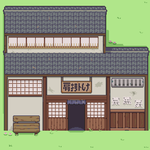 MissingFox1's tweet photo. Hello #PortfolioDay I draw #pixelart buildings and other random stuff :D https://t.co/itwNqMTHn3