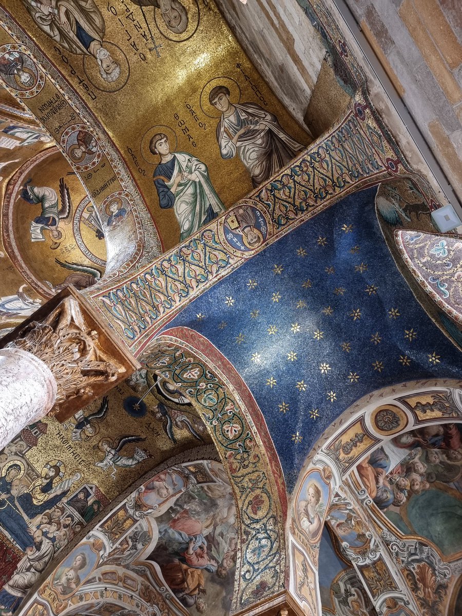 Bh_remi's tweet photo. Byzance en Sicile à l'église de la Martorana. https://t.co/V9yqo9g31A