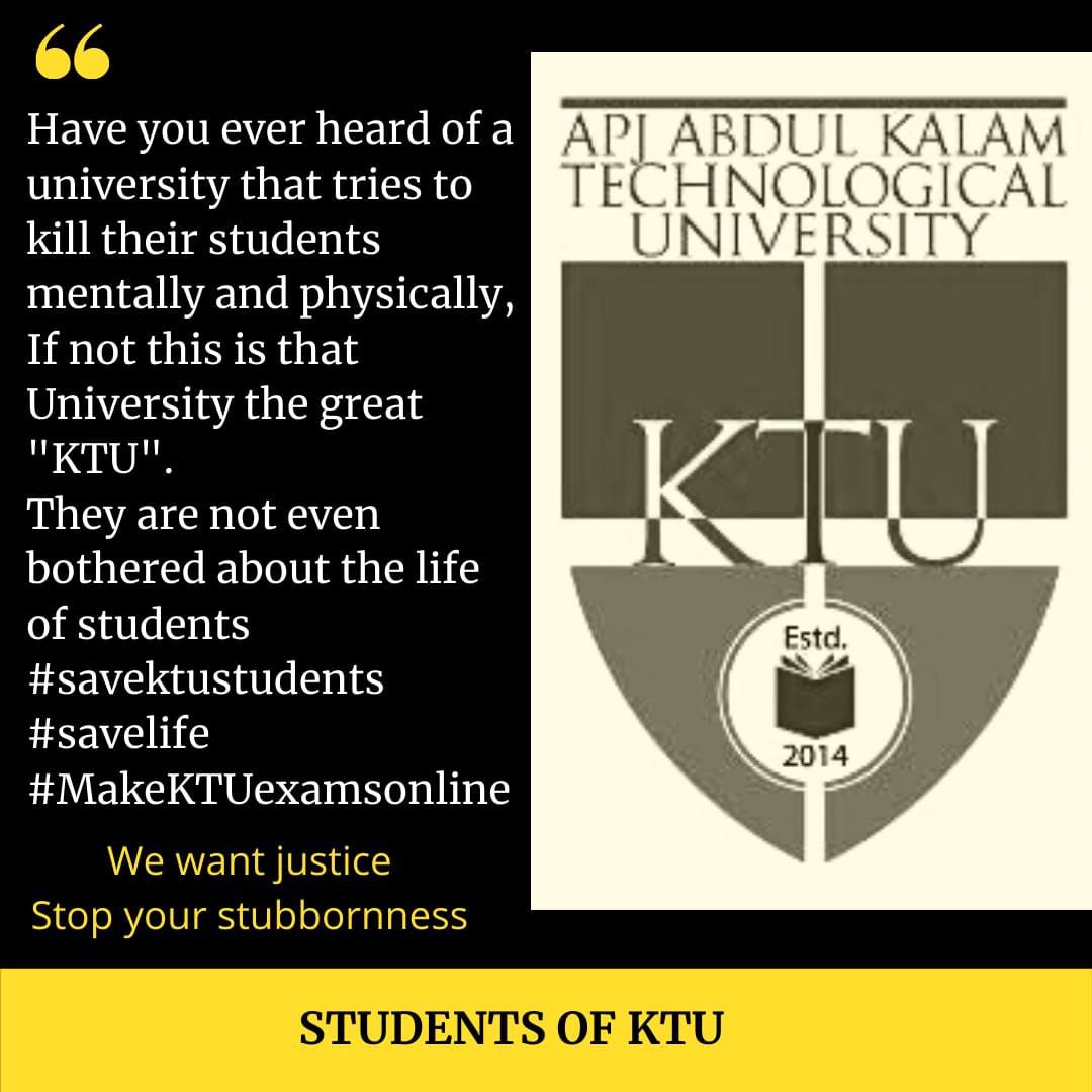 Deamon89545800's tweet photo. We need justice 🕊️
  #studentsagainstktu #ktumustlisten #changektuexamdates
#makeexamonline https://t.co/7ilH4SRJ4H