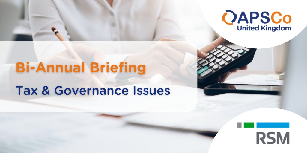 Our new bi-annual briefing on tax &amp; governance issues with <a href="/RSMUK/">RSM UK</a> is now available for members.

This will provide foresight to boards &amp; leadership teams&amp; assist them managing their risk profiles.

Download your copy here: bit.ly/3gX7dgp

#APSCo #Tax #Recruitment #RSMUK