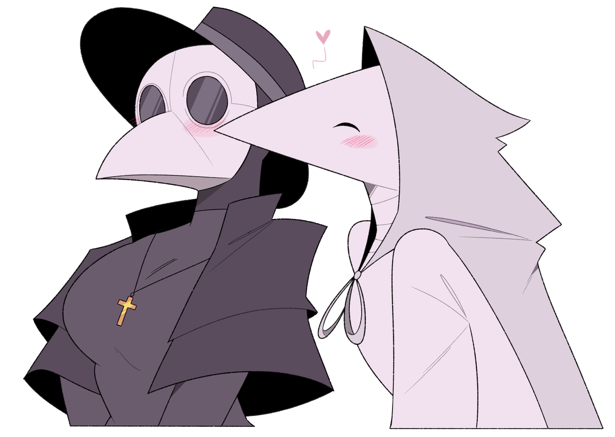 Idolomantises's tweet image. plague gf kisses