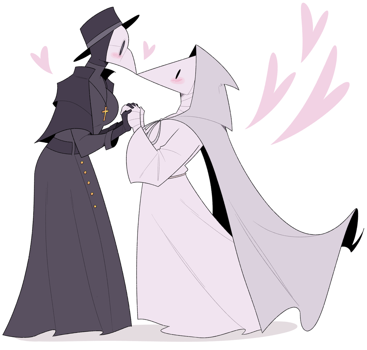 Idolomantises's tweet image. plague gf kisses