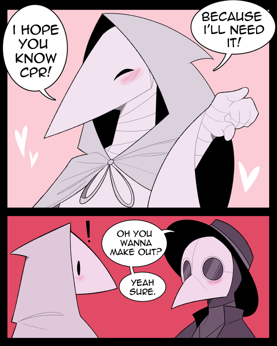 Idolomantises's tweet image. plague gf kisses