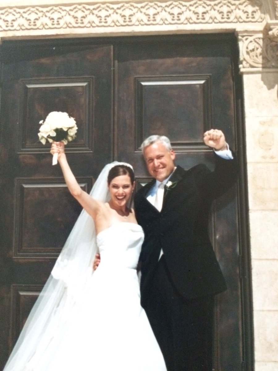 Wedding day 7/13/02 ⁦@mschlapp⁩