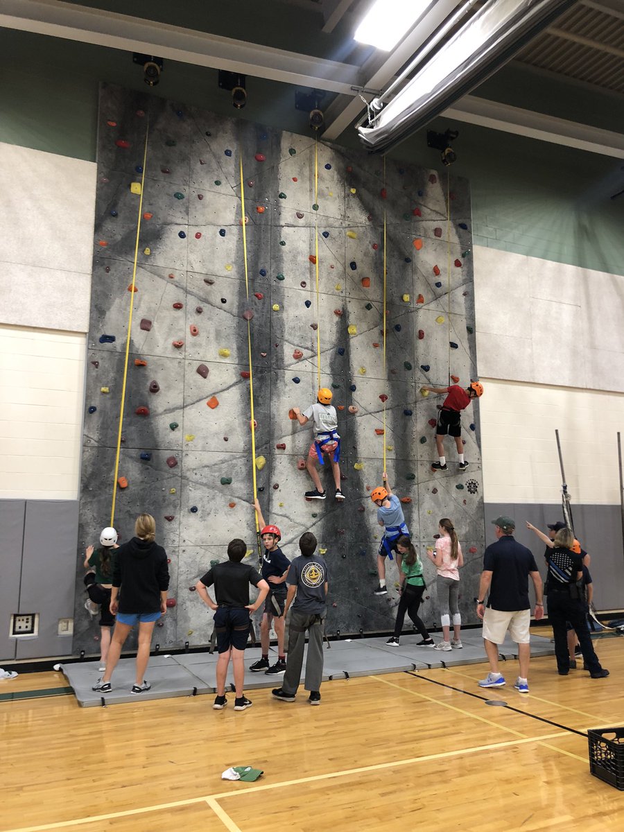 DHSPhysEd's tweet image. DHS PE department running Project Adventure day for the @Duxbury_Police Jr Academy