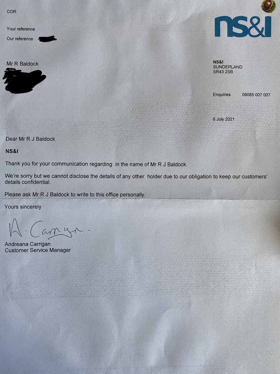 robbaldock's tweet photo. @nsandihelp wondering what you make of this correspondence? Please don’t ask me to contact you…it’s exactly what I’ve been trying to do. For months. And this is the reply I get! Yours sincerely, Mr R J Baldock. https://t.co/hzK7Y8CRRX