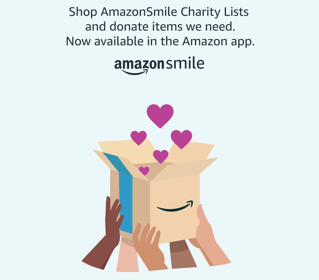nsookc's tweet photo. It's now easier than ever to support NSO's mission!   

You can shop our AmazonSmile Charity Lists through the Amazon app on your phone or tablet. Items are easy to purchase and are direct shipped to NSO.

Find our wish lists here: https://t.co/IpgBQCAjDk https://t.co/uYNSPxSYk6