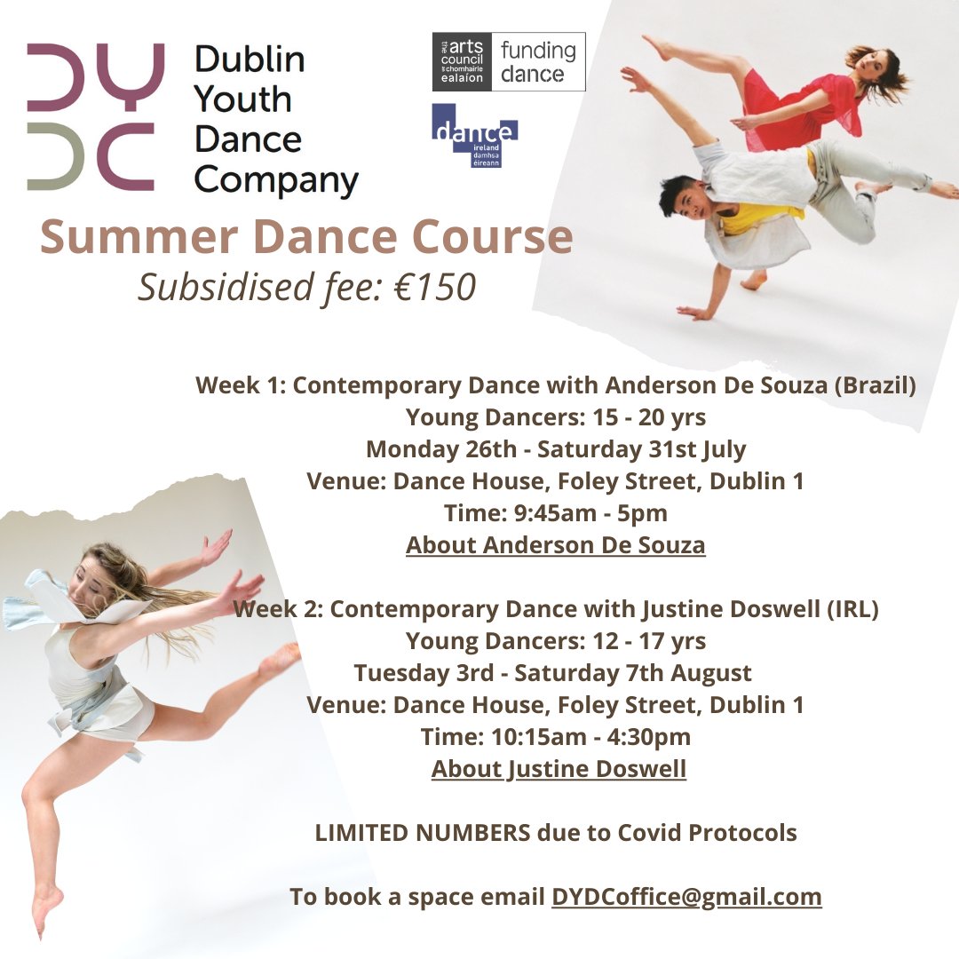Applications for DYDC’s Summer Residencies now open.
