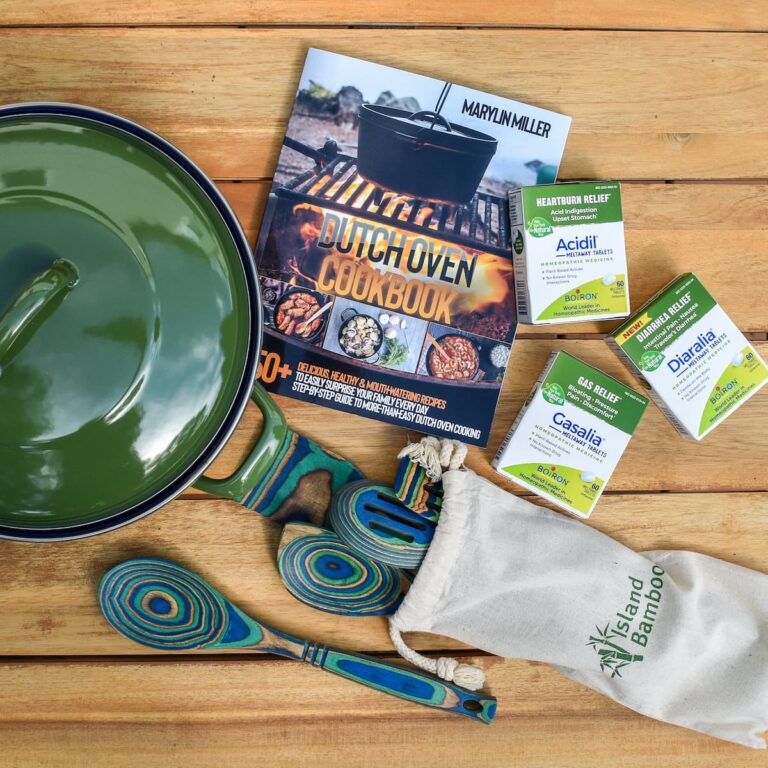 25 Delicious Dutch Oven Camping Recipes Your Family Will Love + #Giveaway from @BoironUSA so you can enjoy the #BBQWithoutTheBurn #ad trbr.io/iw6Ust4