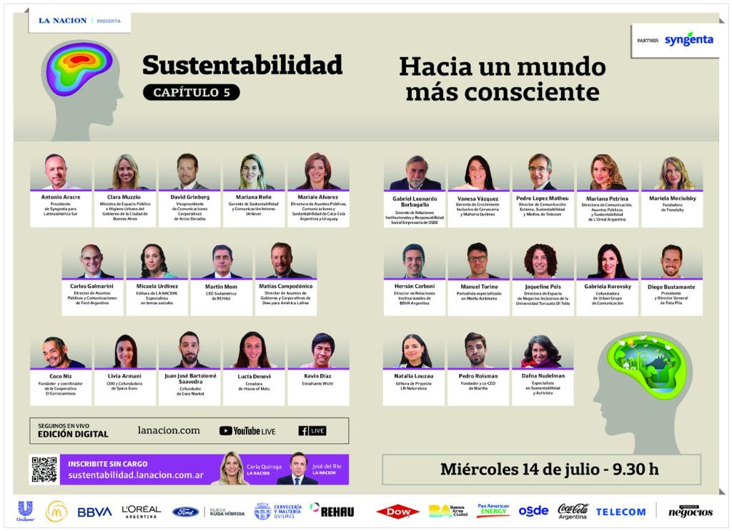 🌎 ‘Cómo acelerar la agenda sustentable en un mundo post pandemia'. 
👉🏻 Compartiremos resultados de una investigación global de la que participaron más de 100 expertos de todo el mundo. #Sustentabilidad <a href="/LANACION/">LA NACION</a>
sustentabilidad.lanacion.com.ar
<a href="/URBANComAr/">Urban Grupo de Comunicación</a> @SomosQuiero <a href="/SustainBrands/">Sustainable Brands</a>